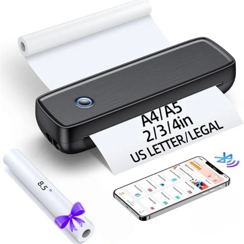 🖨️ HZTZ Portable Thermal Printer – Print Anywhere, Anytime