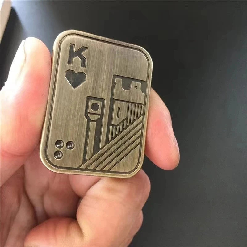 Metal Push Slider – Magnetic Fidget Toy for Stress Relief
