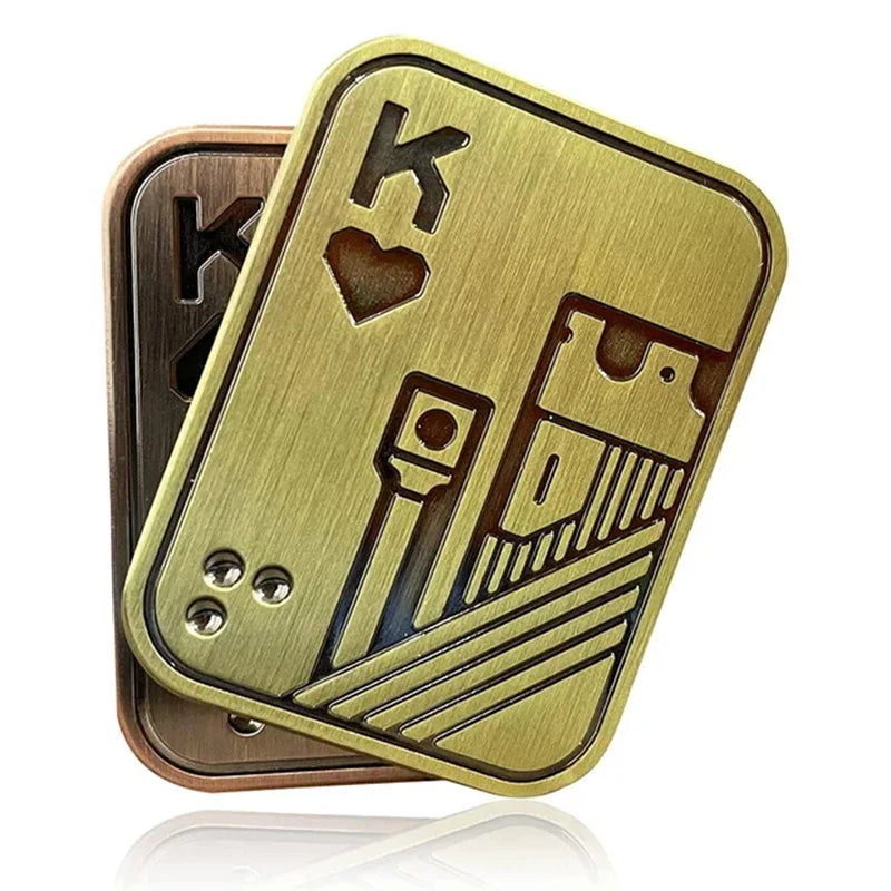 Metal Push Slider – Magnetic Fidget Toy for Stress Relief