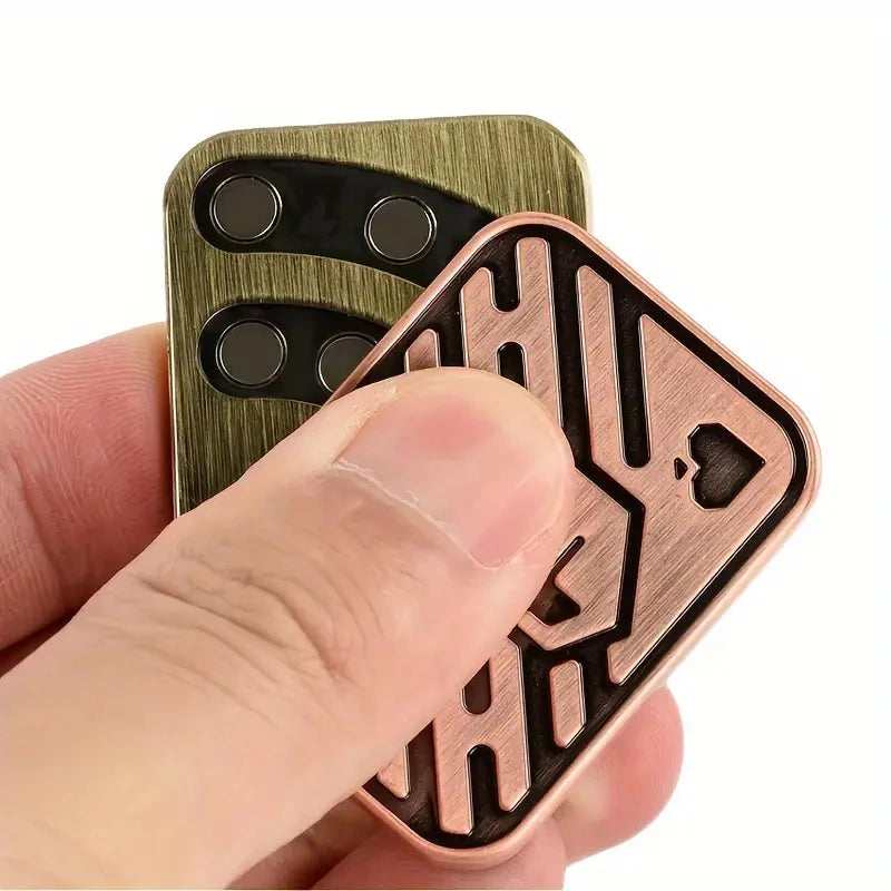 Metal Push Slider – Magnetic Fidget Toy for Stress Relief