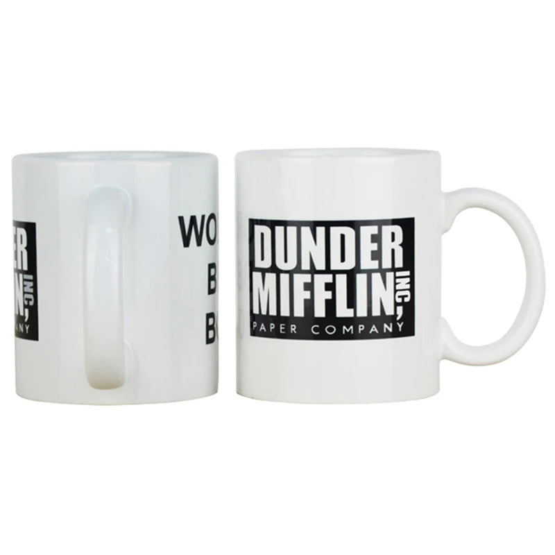 🏆 “World’s Best Boss” Mug – 350ML Dunder Mifflin-Inspired Ceramic Cup