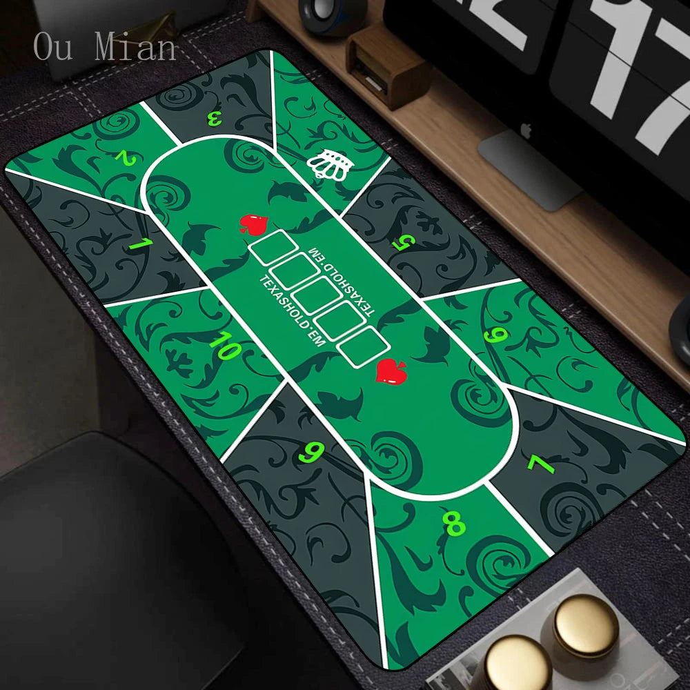 ♠️ Texas Hold’em XXL Poker Mat – Precision Play Meets Custom Style