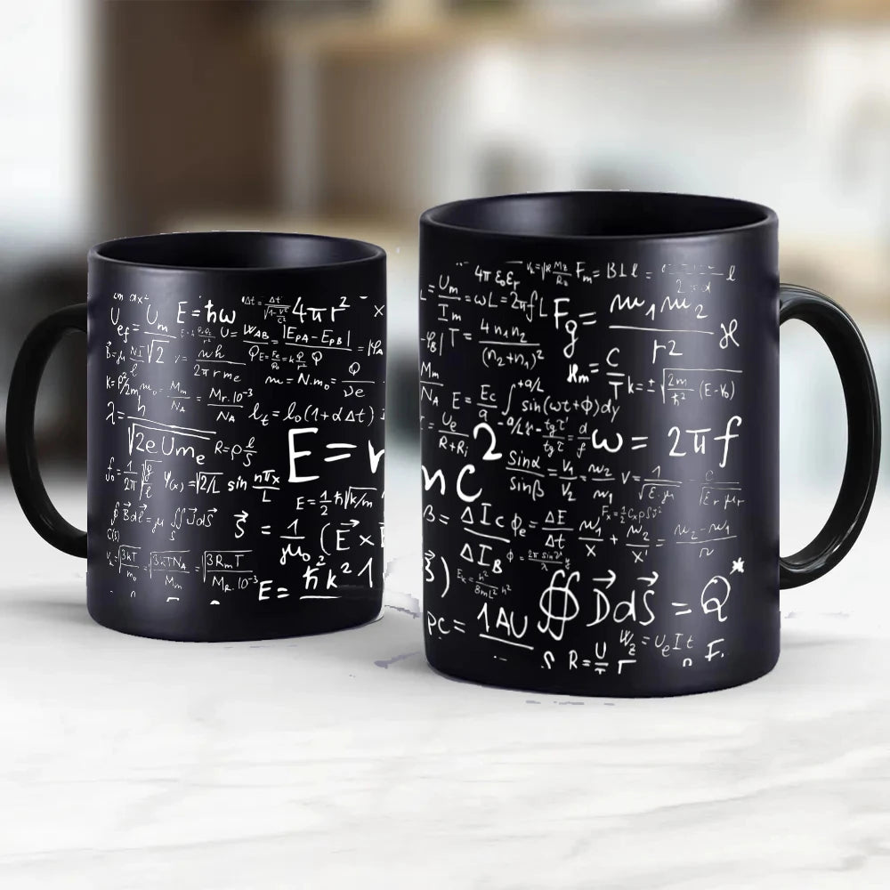 🧪 Science & Math Theme Mug – 11oz Ceramic Gift for Teachers & Thinkers