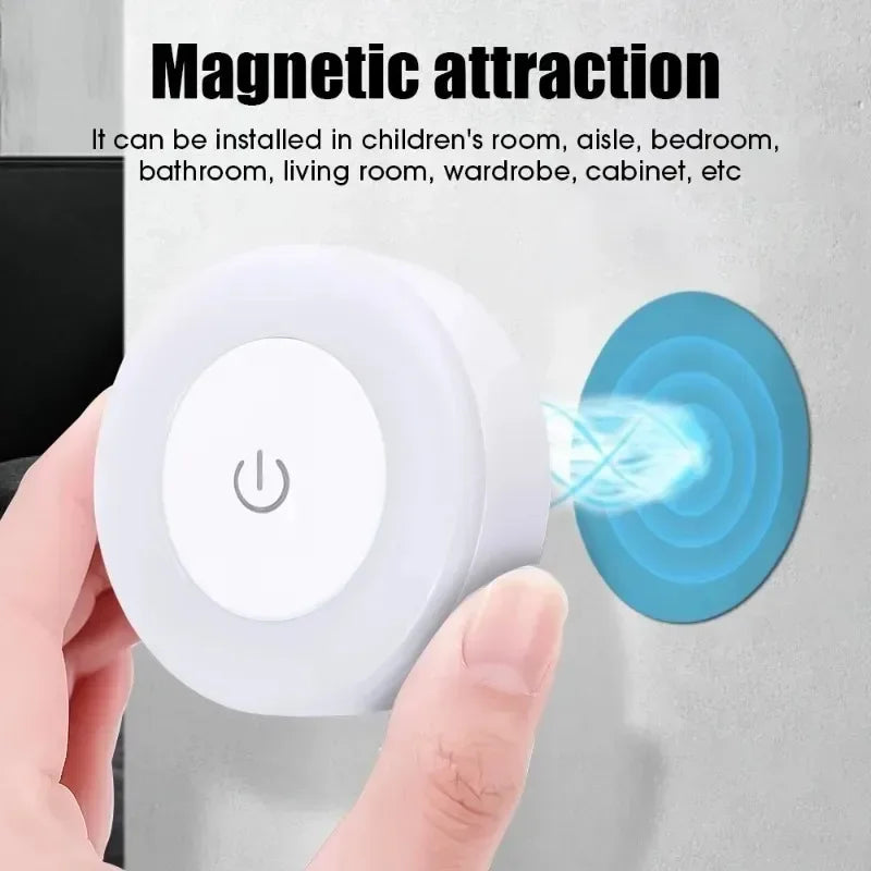 🌙 USB Rechargeable LED Night Light – Soft Glow for Every Space