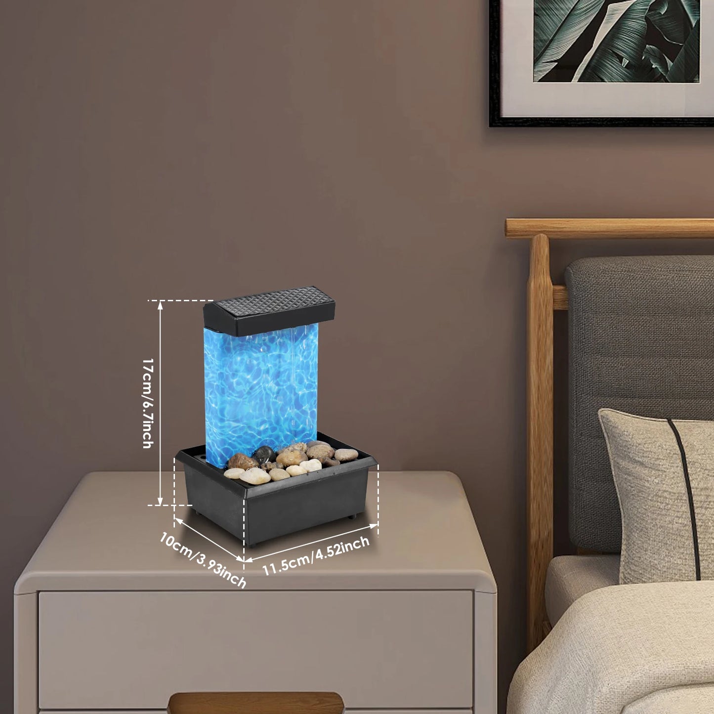 🌿 Mini Tabletop Fountain – Choose Your Flow, Find Your Calm