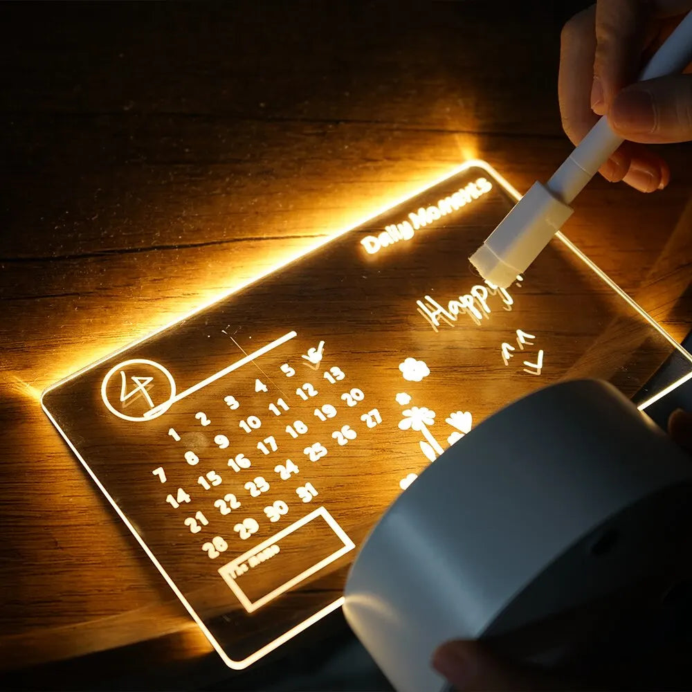 LED Message Board Night Light – USB Powered