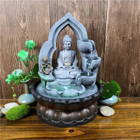 🧘 MINIDEAL Resin Feng Shui Ornament – Tranquillity Meets Tradition