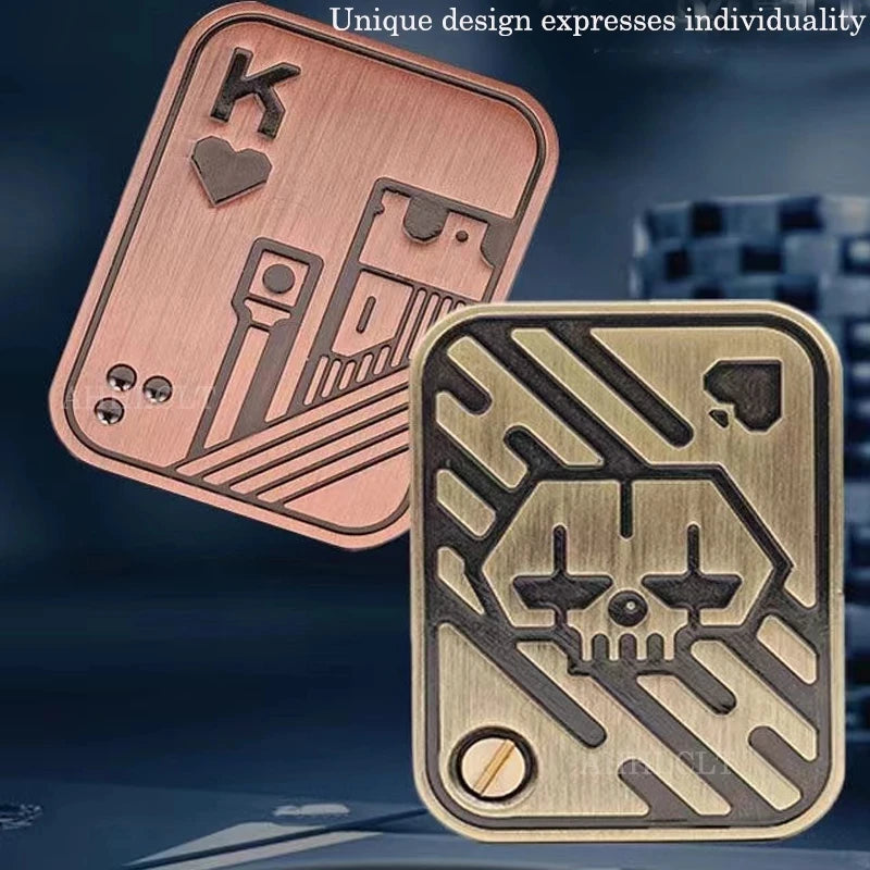 Metal Push Slider – Magnetic Fidget Toy for Stress Relief