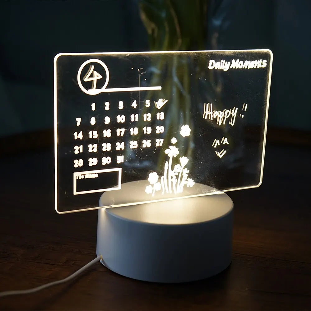 LED Message Board Night Light – USB Powered