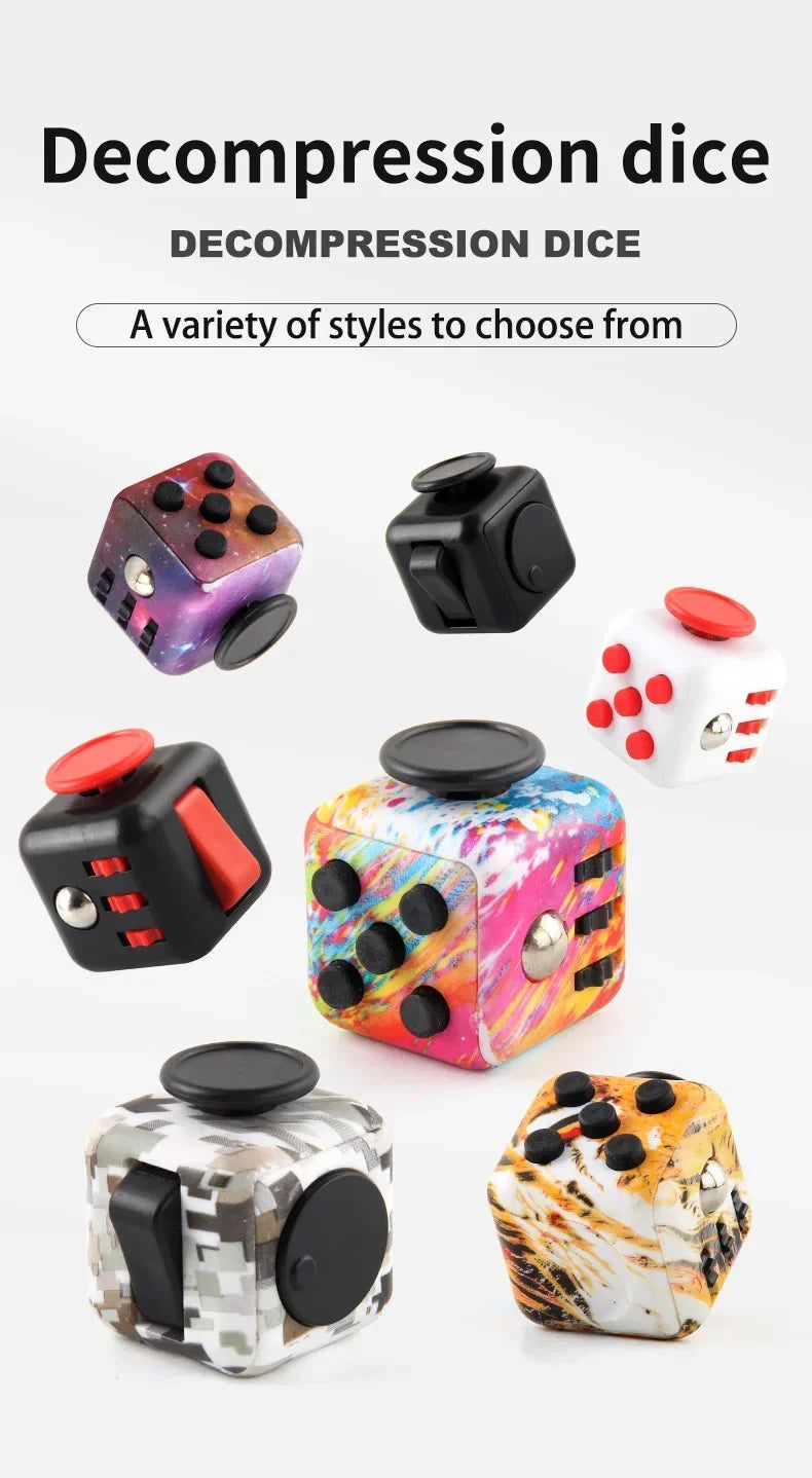 6-Sided Anti-Stress Fidget Dice