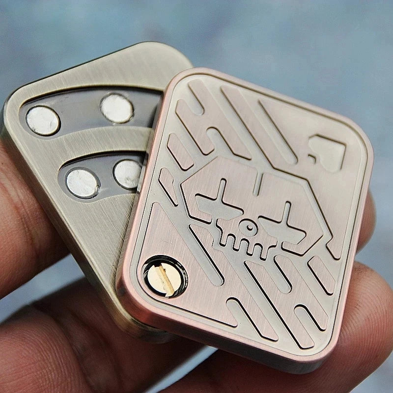 Metal Push Slider – Magnetic Fidget Toy for Stress Relief