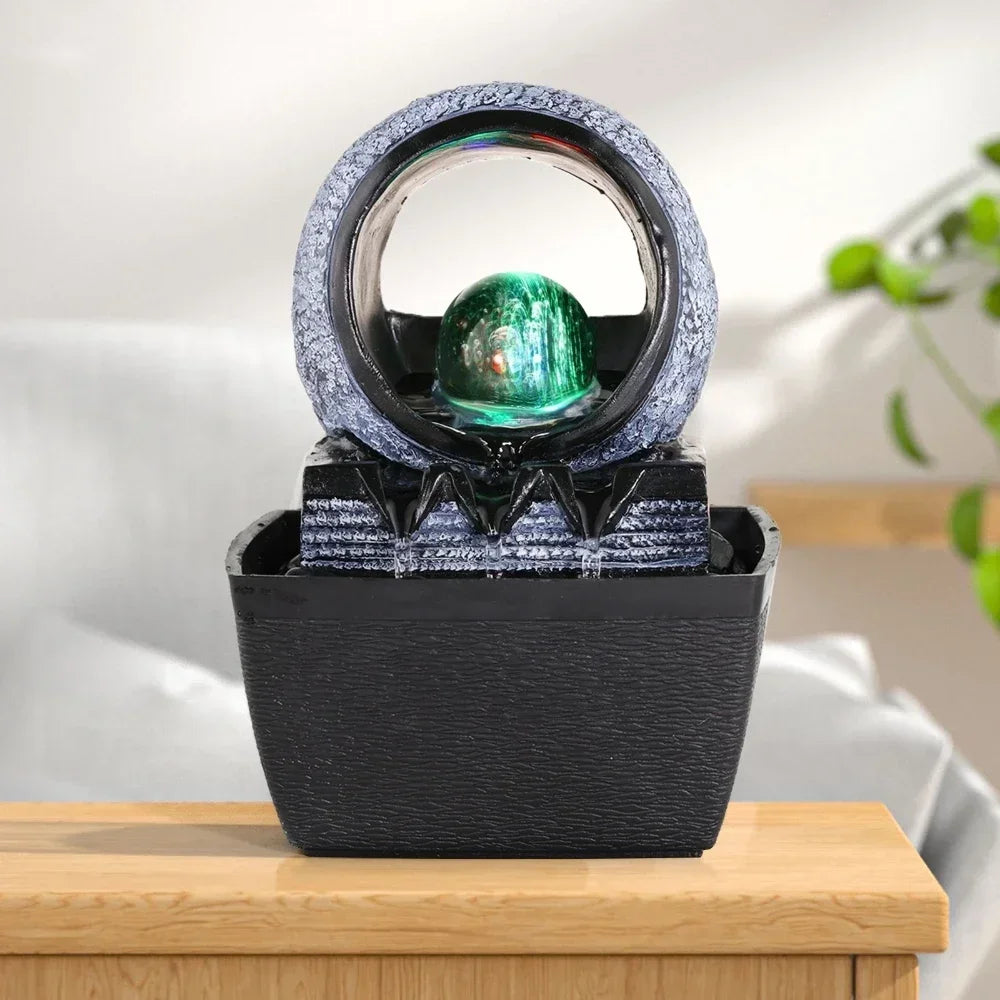 🌊 Electric Meditation Fountain – Serenity in Motion