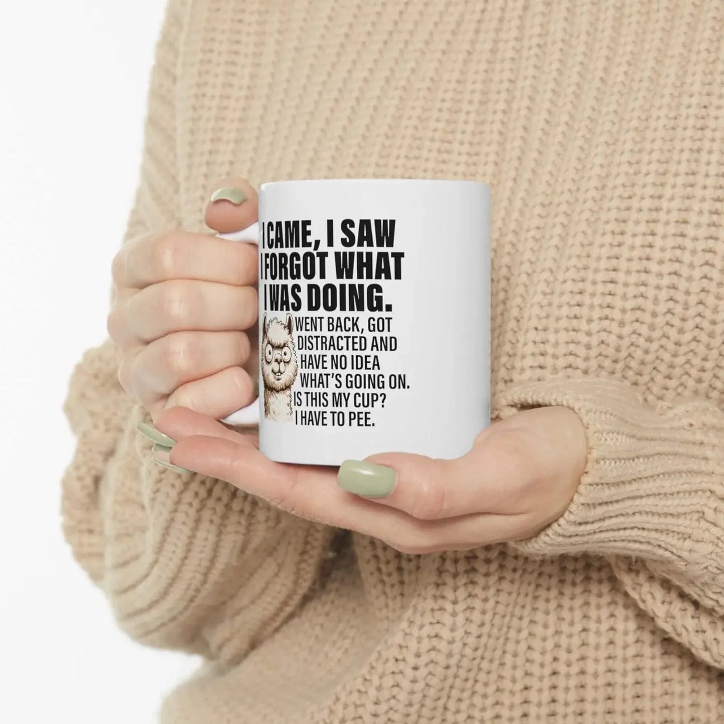 ☕ “I Came to See… I Forgot What I Was Making” Mug – 320ML Ceramic Office Humour