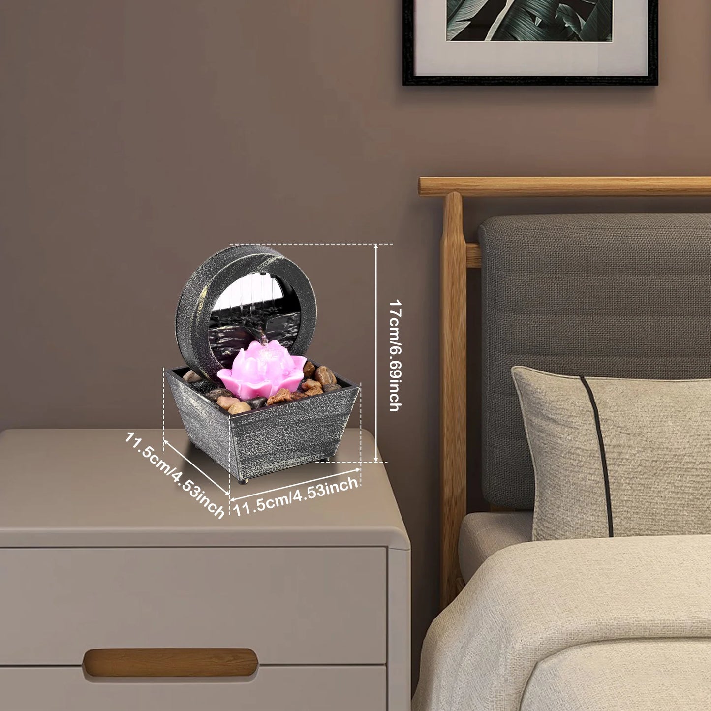 🌿 Mini Tabletop Fountain – Choose Your Flow, Find Your Calm