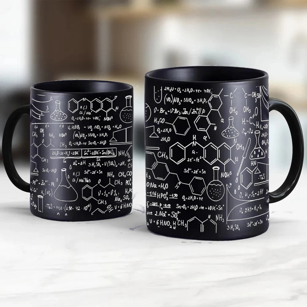 🧪 Science & Math Theme Mug – 11oz Ceramic Gift for Teachers & Thinkers