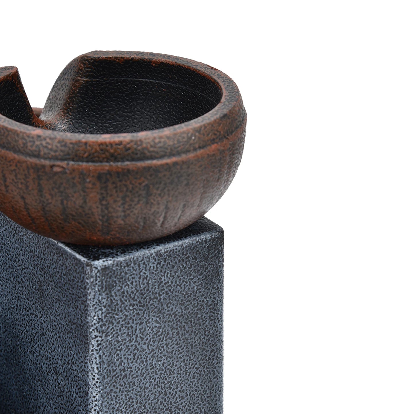 🌟 TOPINCN Feng Shui Tabletop Fountain – Peaceful Flow, Elegant Glow