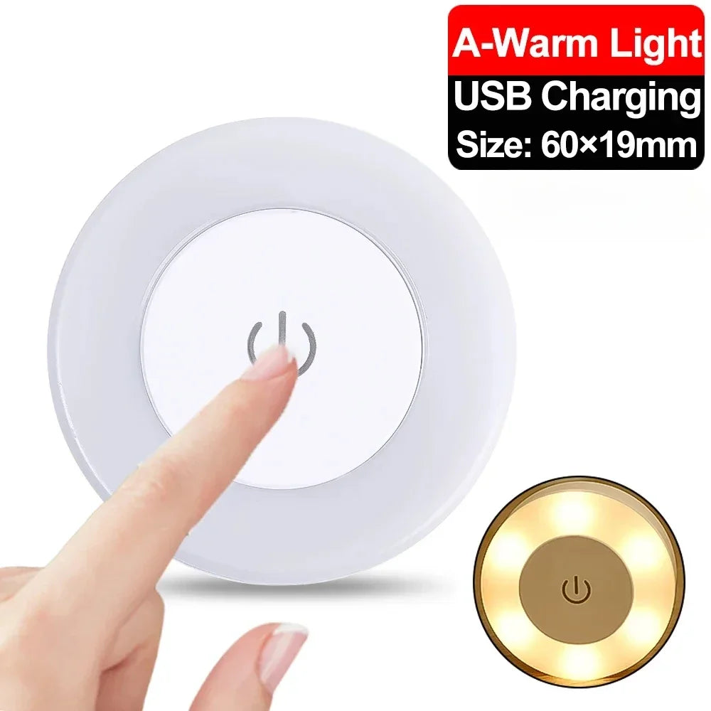 🌙 USB Rechargeable LED Night Light – Soft Glow for Every Space
