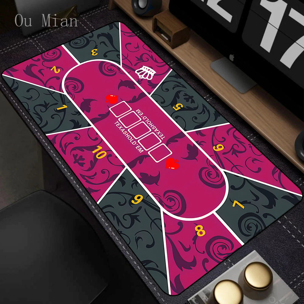 ♠️ Texas Hold’em XXL Poker Mat – Precision Play Meets Custom Style