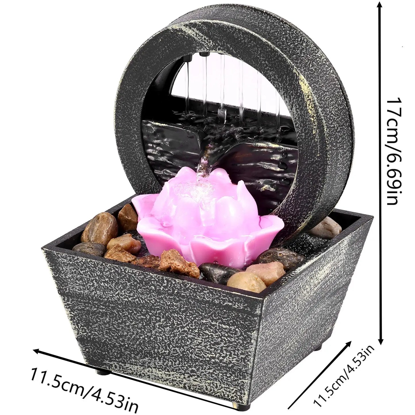 🌿 Mini Tabletop Fountain – Tranquillity in Every Drop