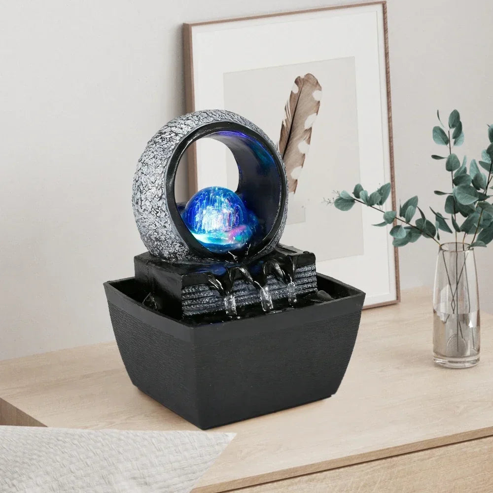 🌊 Electric Meditation Fountain – Serenity in Motion