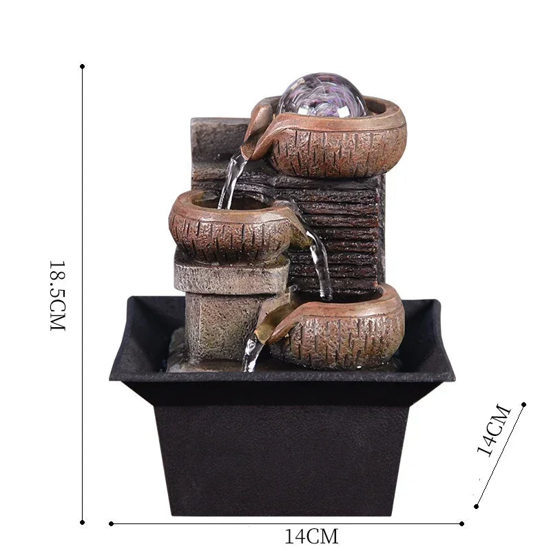 🧘 MINIDEAL Resin Feng Shui Ornament – Serenity in Every Detail
