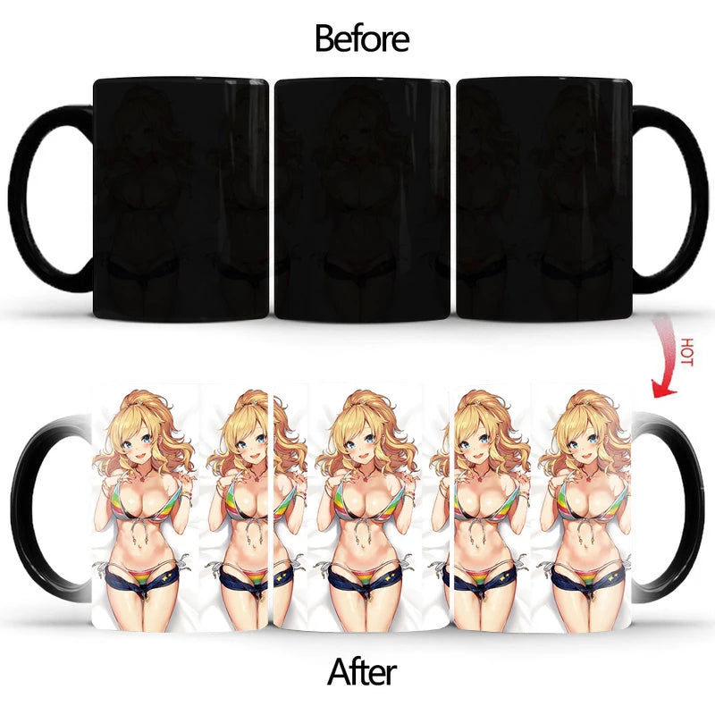 🛁 Bathing Beauty Magic Mug – 350ml of Steamy Surprise