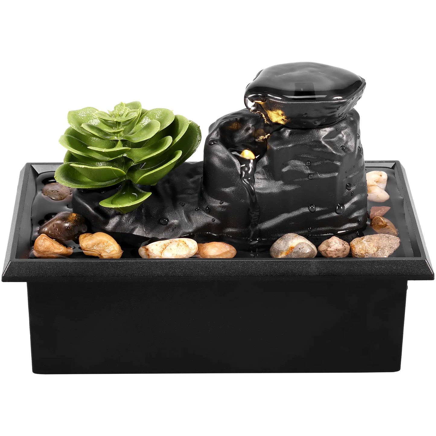 🌿 Mini Tabletop Fountain – Choose Your Flow, Find Your Calm