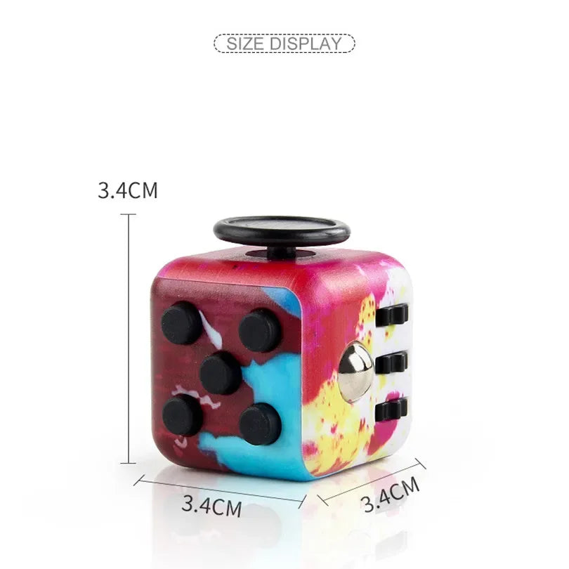 6-Sided Anti-Stress Fidget Dice