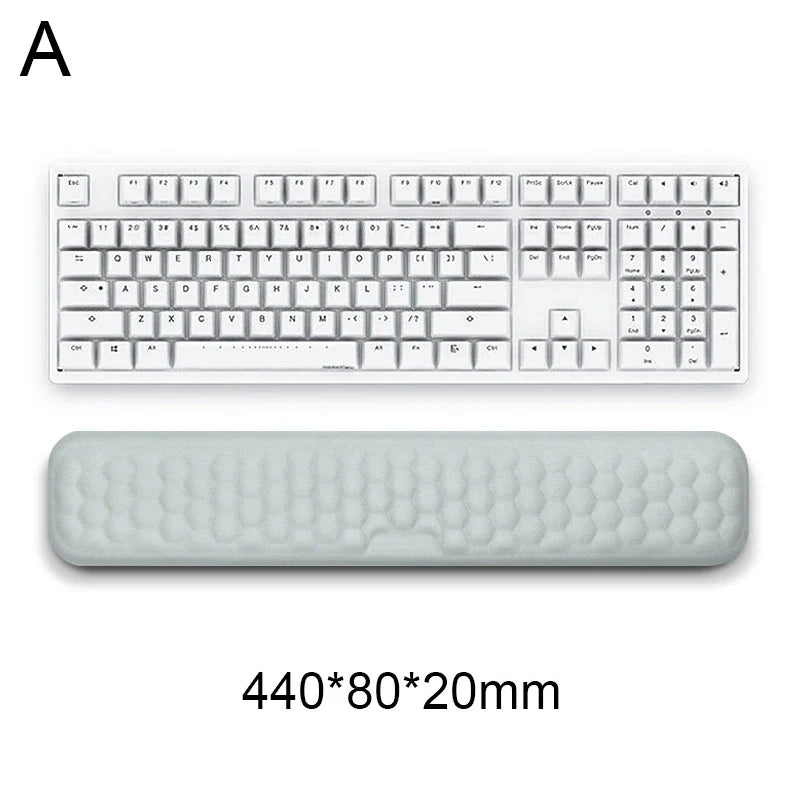 Ergonomic Memory Foam Mouse Pad with Wrist Support – Office & Laptop Use