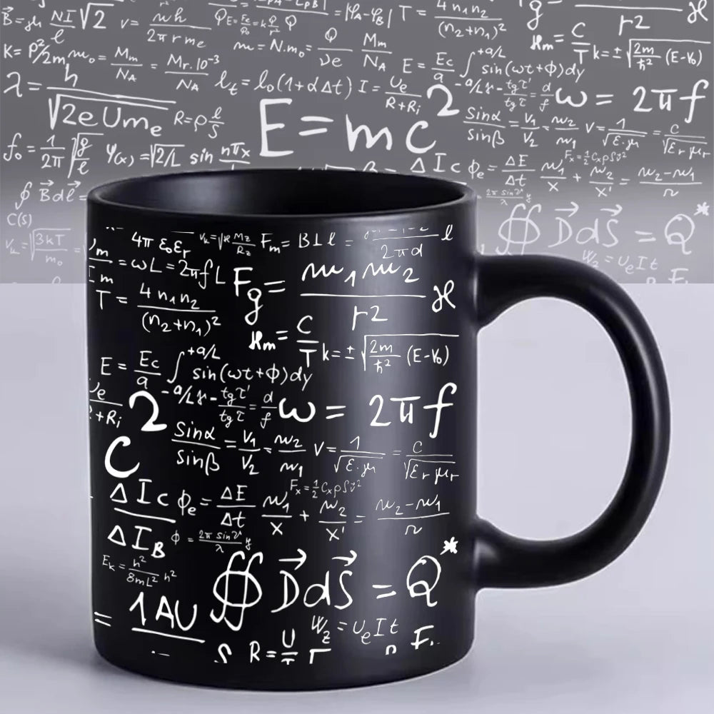 🧪 Science & Math Theme Mug – 11oz Ceramic Gift for Teachers & Thinkers