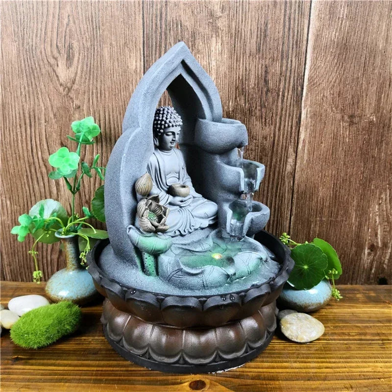 🧘 MINIDEAL Resin Feng Shui Ornament – Tranquillity Meets Tradition