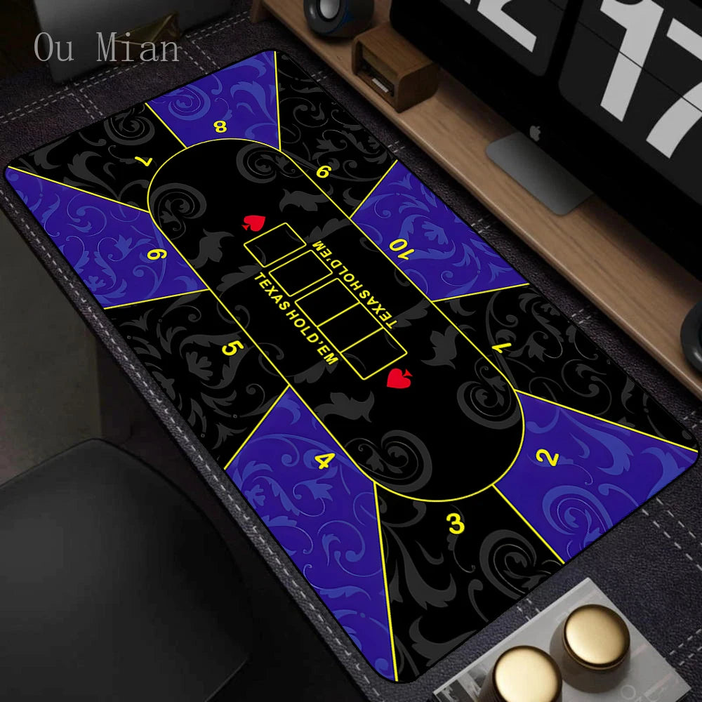 ♠️ Texas Hold’em XXL Poker Mat – Precision Play Meets Custom Style