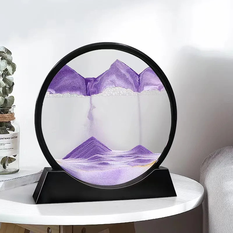 🌊 3D Deep Sea Sandscape – Flowing Sand Art for Calm & Clarity