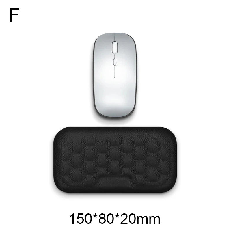 Ergonomic Memory Foam Mouse Pad with Wrist Support – Office & Laptop Use