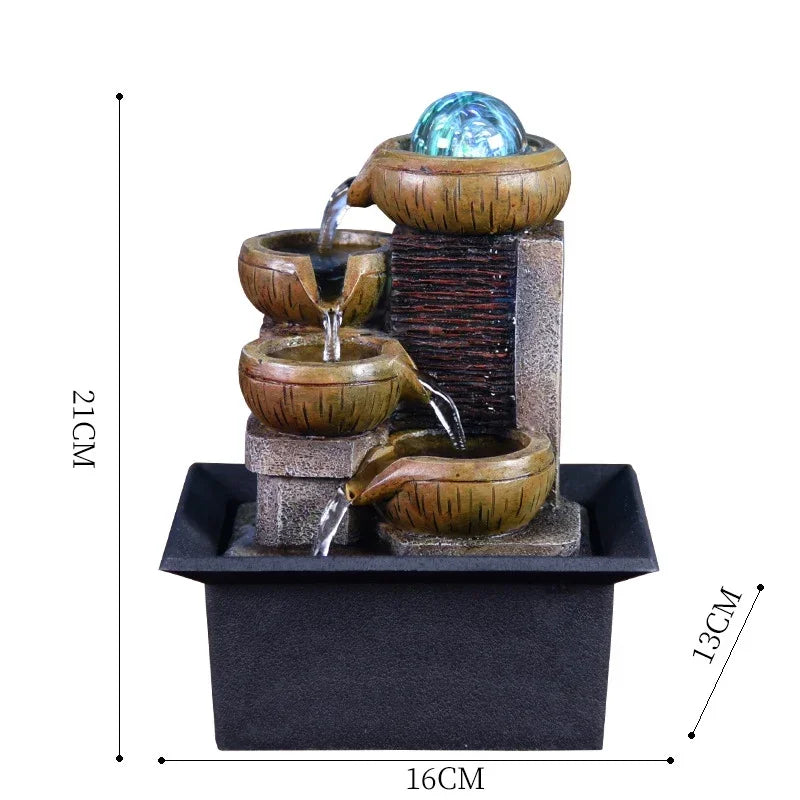 🧘 MINIDEAL Resin Feng Shui Ornament – Serenity in Every Detail