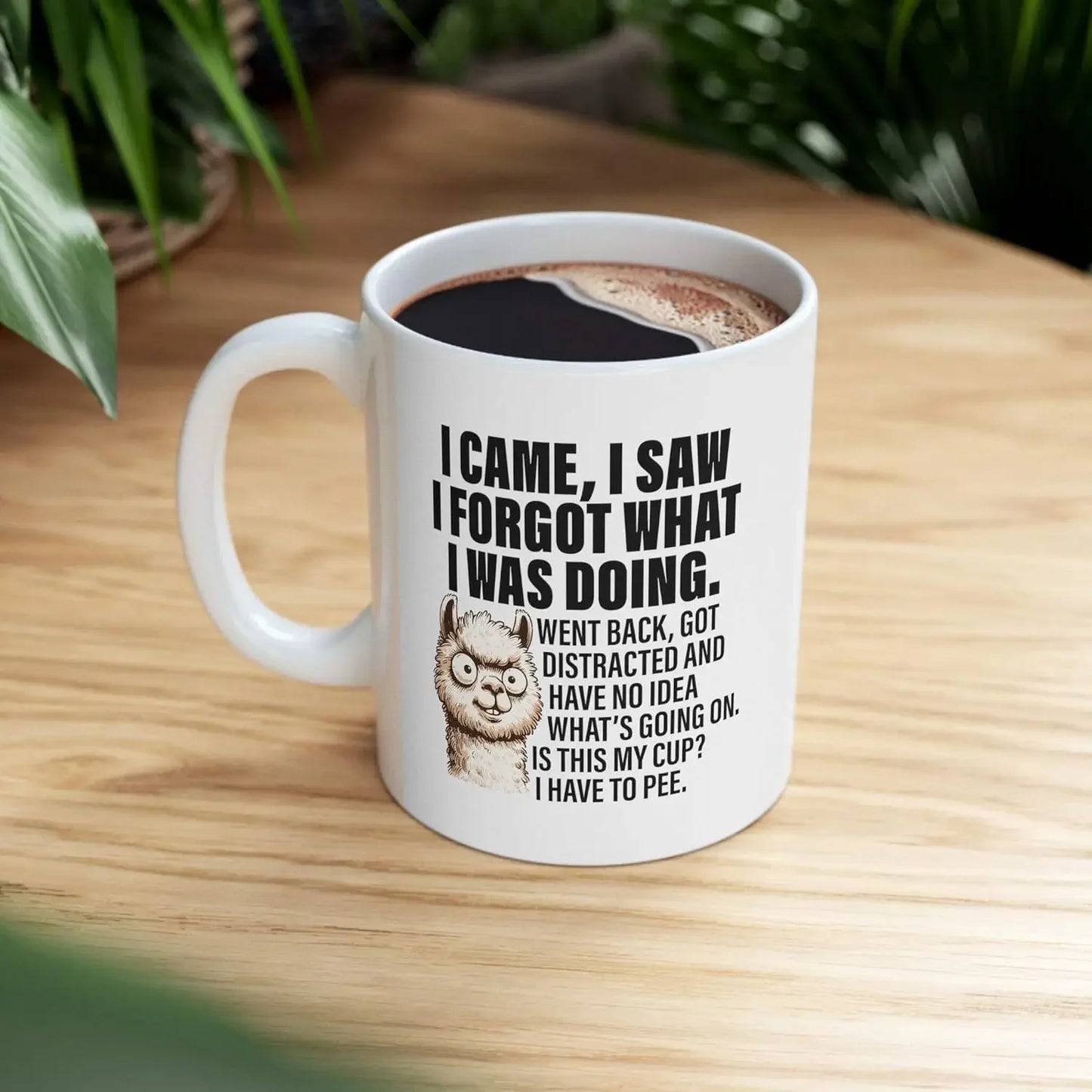 ☕ “I Came to See… I Forgot What I Was Making” Mug – 320ML Ceramic Office Humour