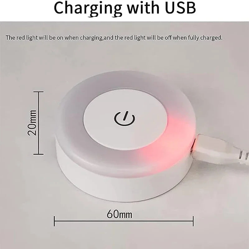 🌙 USB Rechargeable LED Night Light – Soft Glow for Every Space