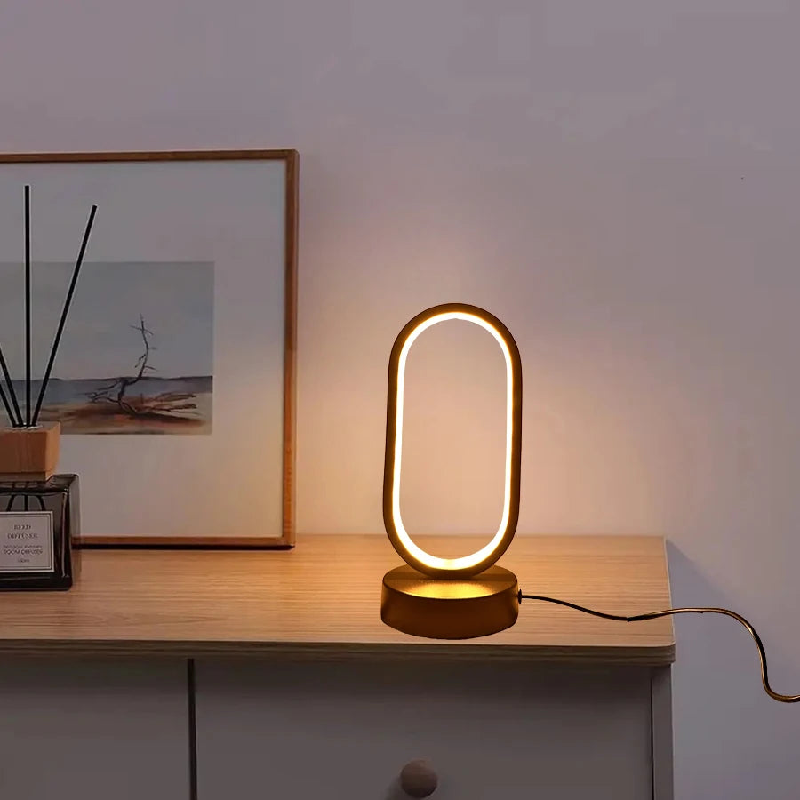 💡 LED U-Shaped Decorative Lamp – Ambient Elegance for Bedroom &amp; Living Spaces