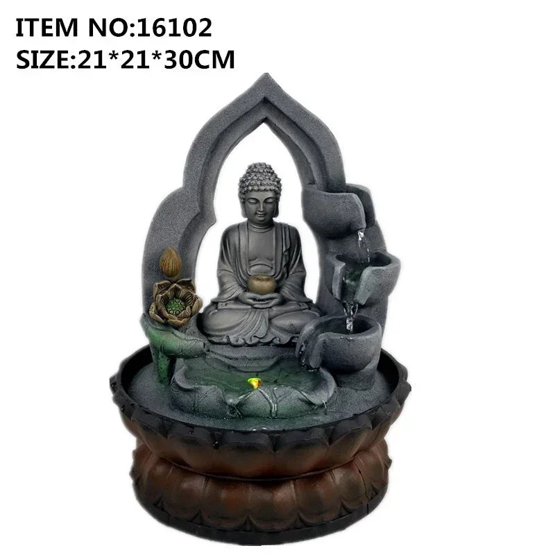 🧘 MINIDEAL Resin Feng Shui Ornament – Tranquillity Meets Tradition