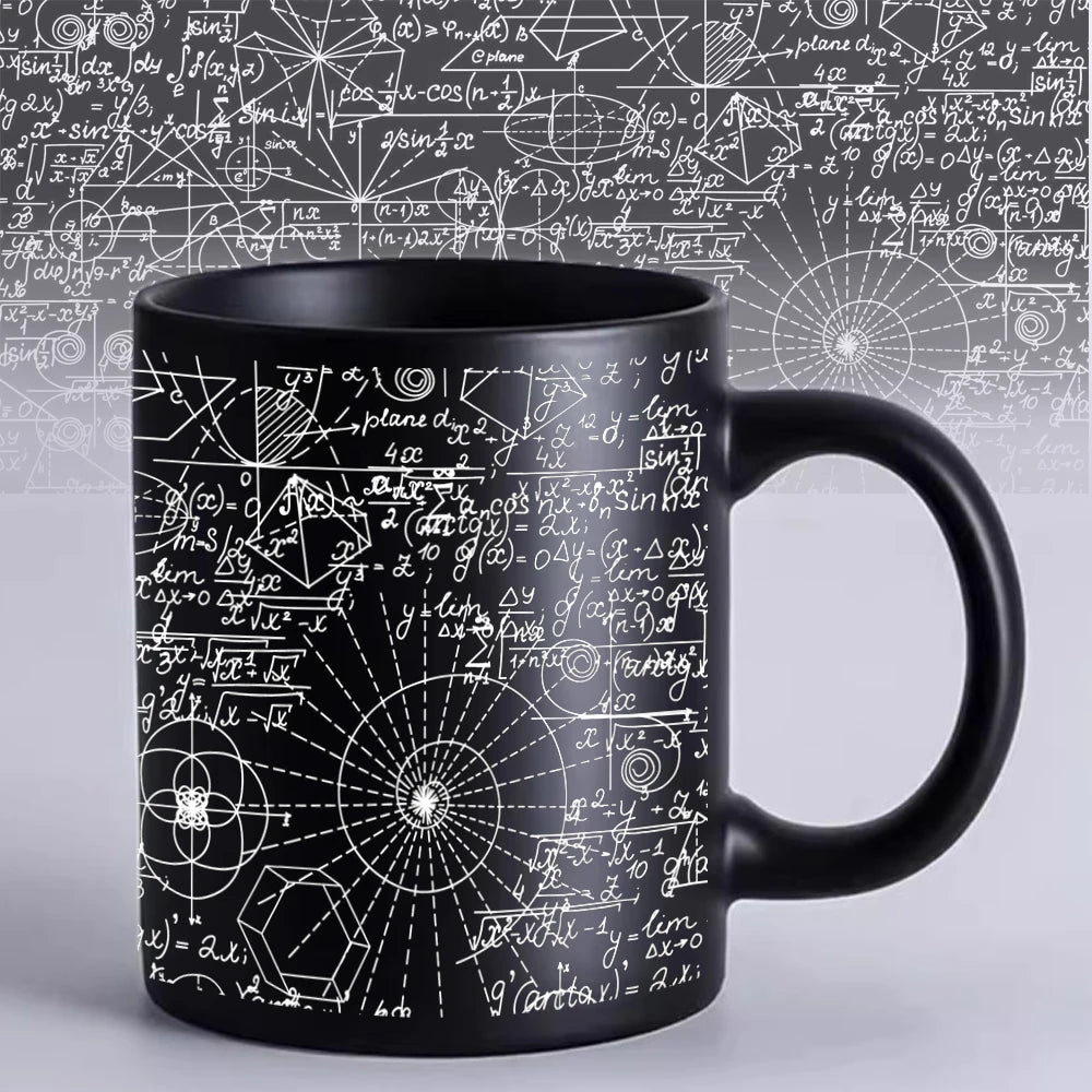 🧪 Science & Math Theme Mug – 11oz Ceramic Gift for Teachers & Thinkers