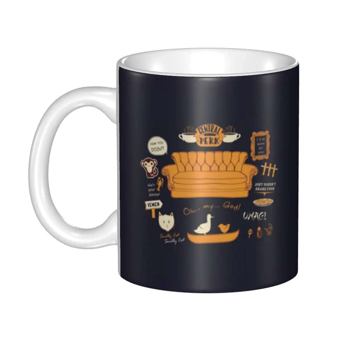 📺 “Friends” Mug – 11oz of Sitcom Sass