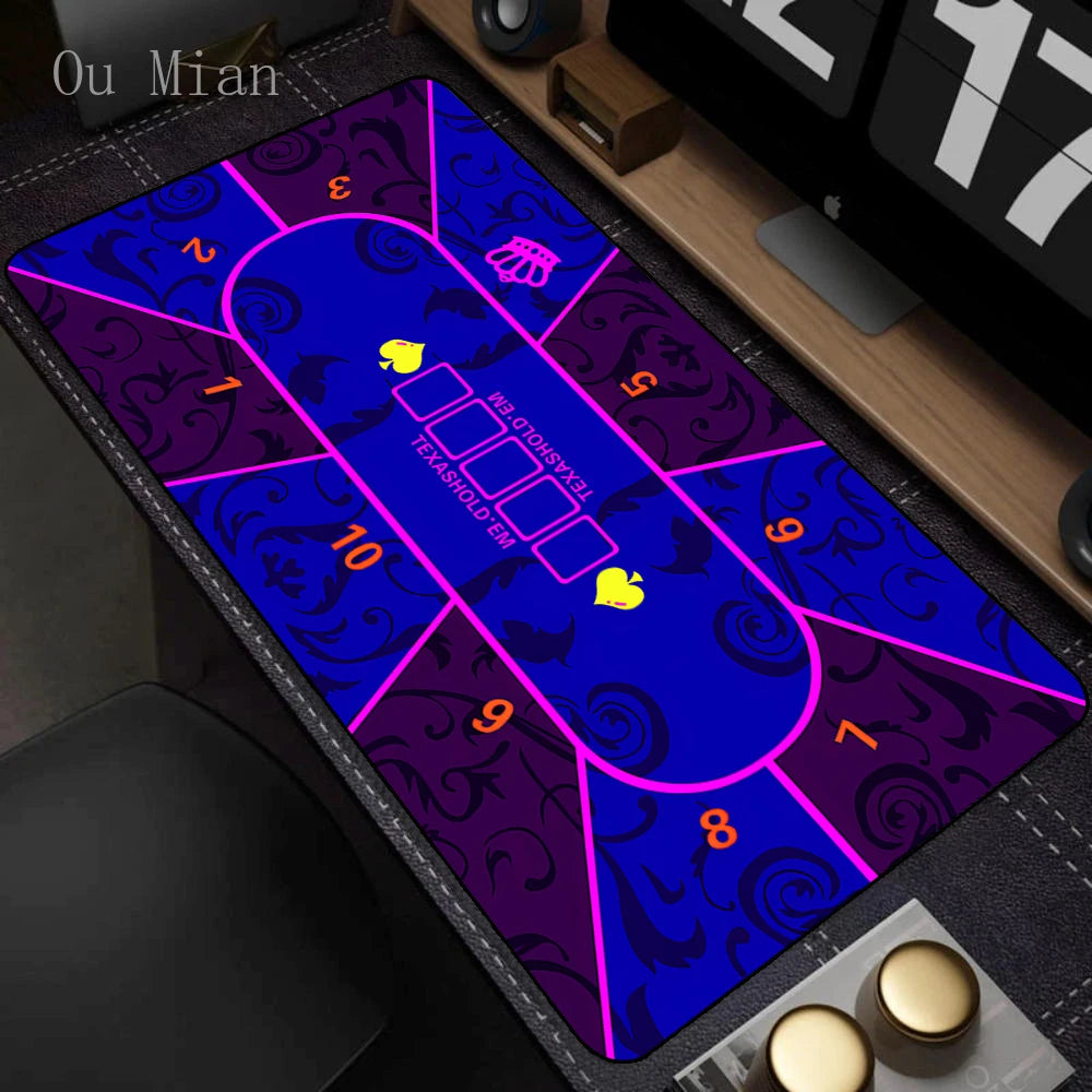 ♠️ Texas Hold’em XXL Poker Mat – Precision Play Meets Custom Style