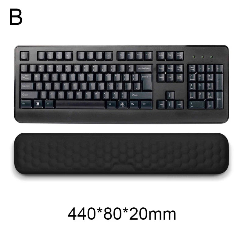 Ergonomic Memory Foam Mouse Pad with Wrist Support – Office & Laptop Use