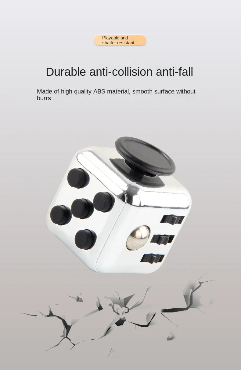 6-Sided Anti-Stress Fidget Dice