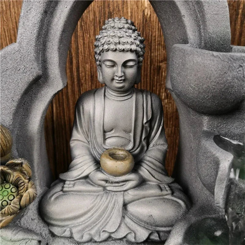 🧘 MINIDEAL Resin Feng Shui Ornament – Tranquillity Meets Tradition