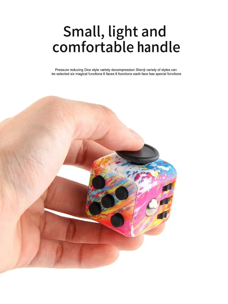 6-Sided Anti-Stress Fidget Dice
