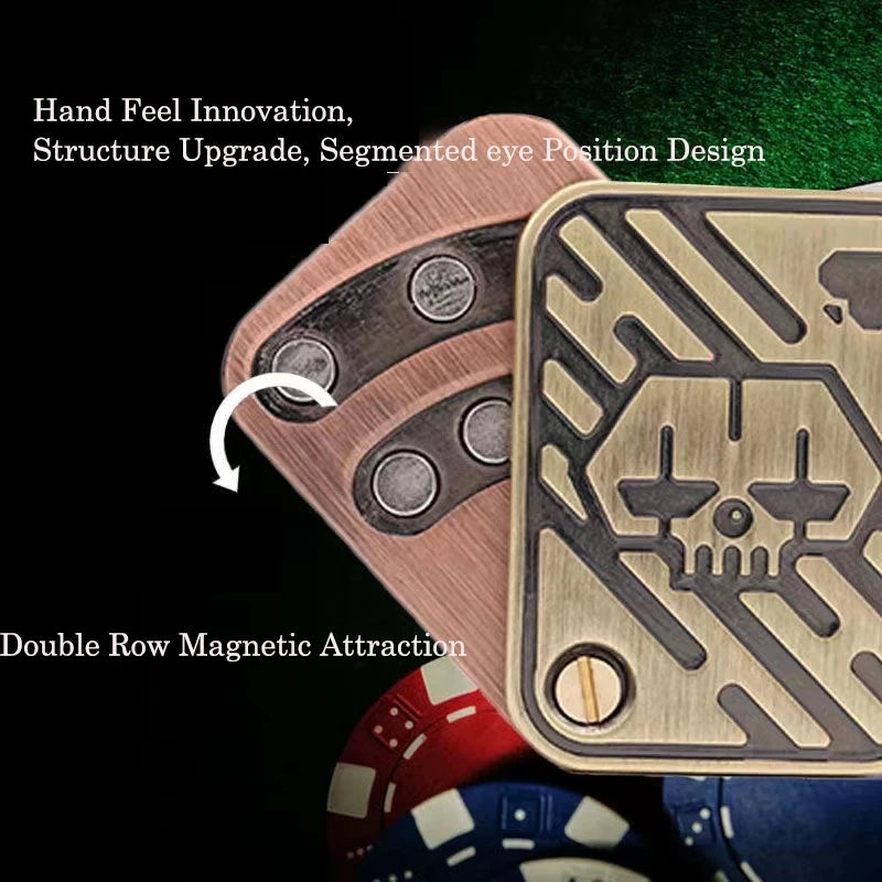 Metal Push Slider – Magnetic Fidget Toy for Stress Relief