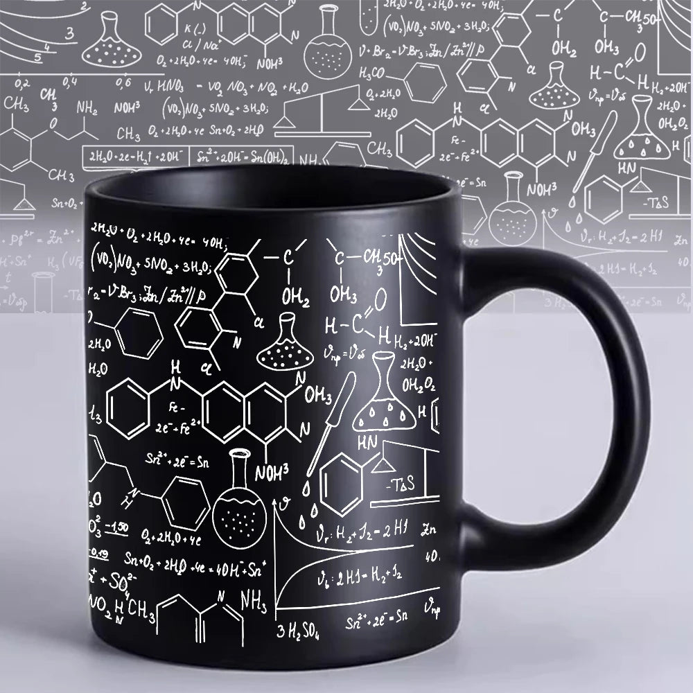 🧪 Science & Math Theme Mug – 11oz Ceramic Gift for Teachers & Thinkers